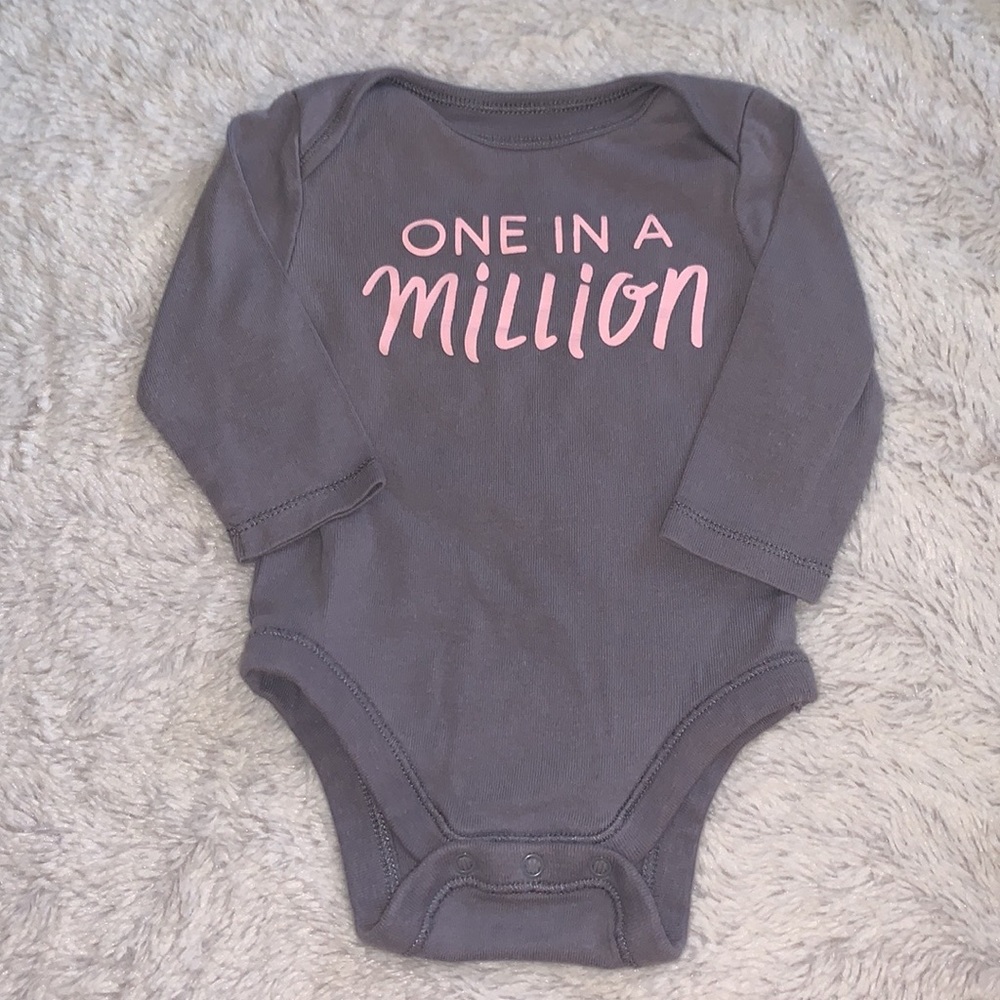 old navy one in a million bodysuit 3-6 months baby girl clothing